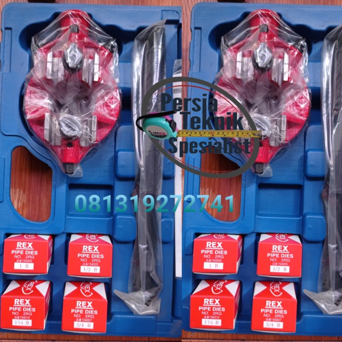 IOP | mesin manual drat pipa REX 2 R pipe dies senai