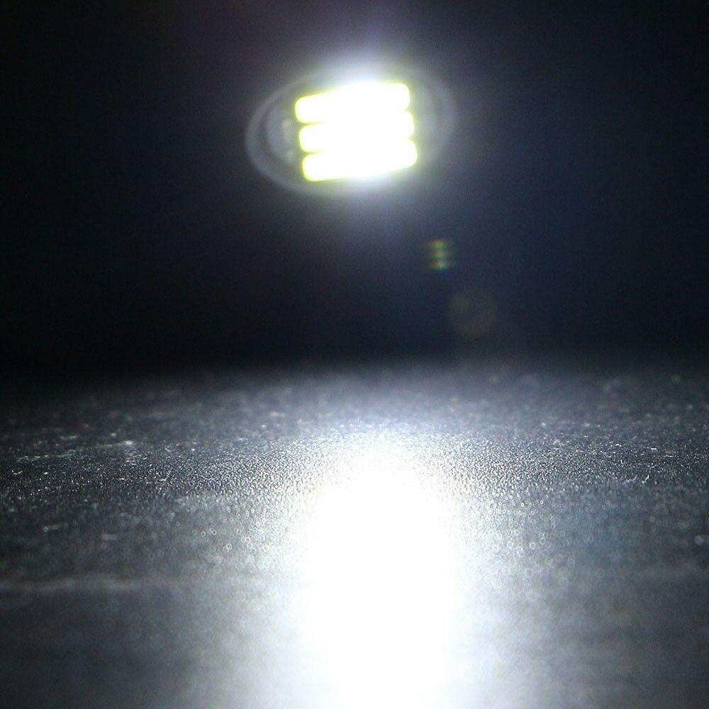 Pineapple 20Pcs Lampu Plat Nomor Putih 20Pcs 12V 7020 3SMD COB Dome Map