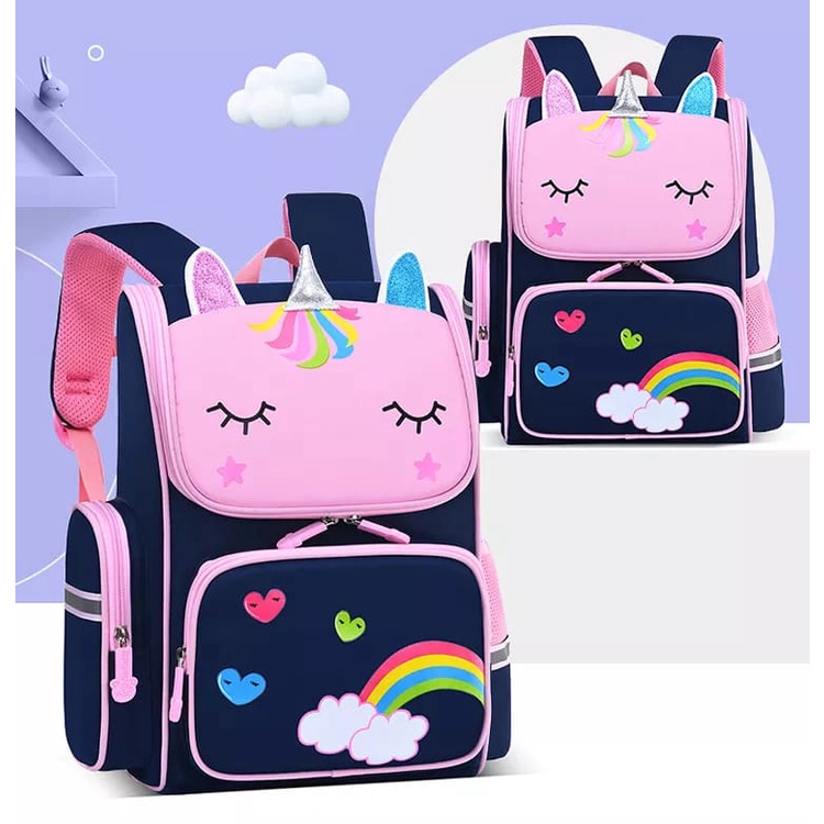 Galery - Tas ransel anak karakter UNICORN tas sekolah tas traveling