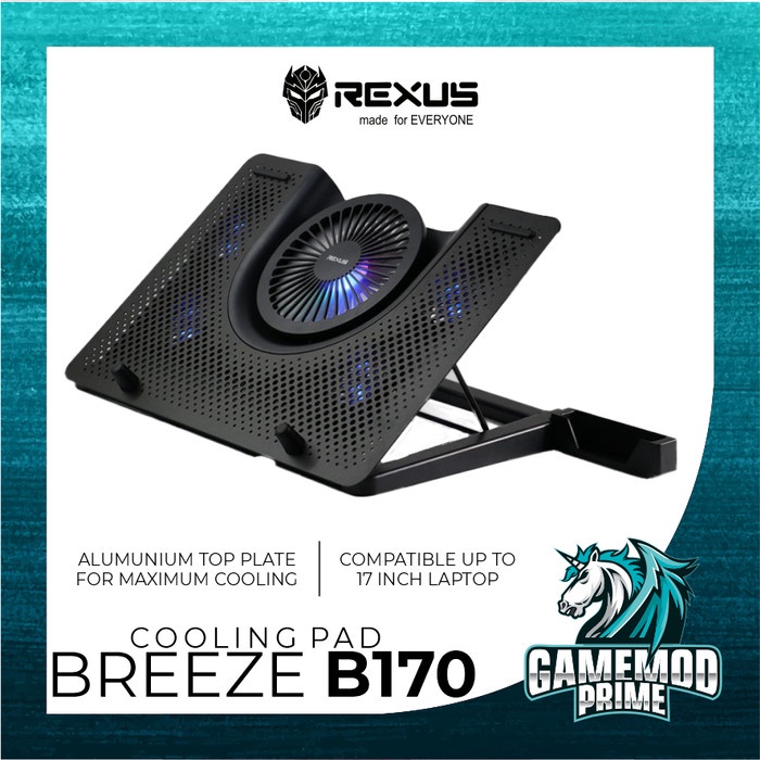 COOLING PAD REXUS BREEZE B170 COOLINGPAD 5 FAN with RGB B 170