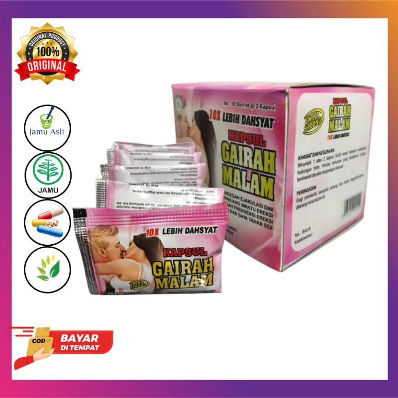 Kapsul Gairah Malam Stamina Pria