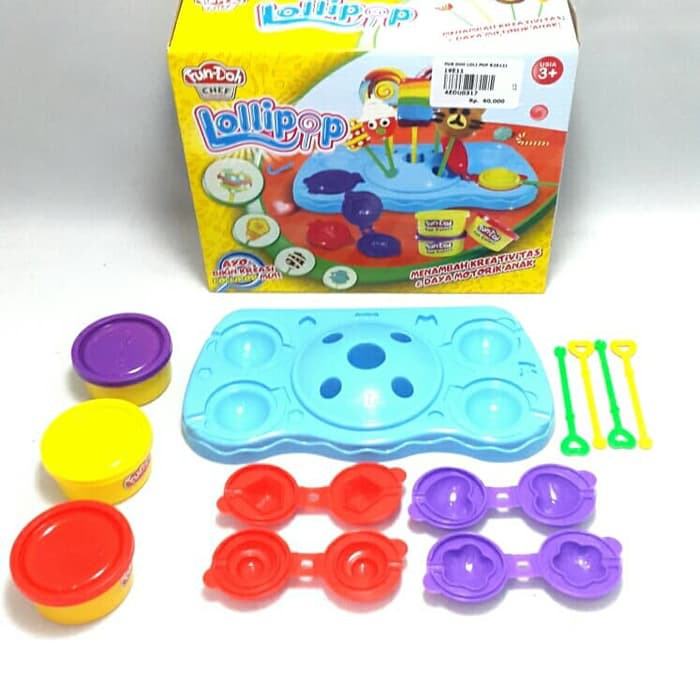 Mainan Edukasi Anak FUN DOH CHEF LOLIPOP