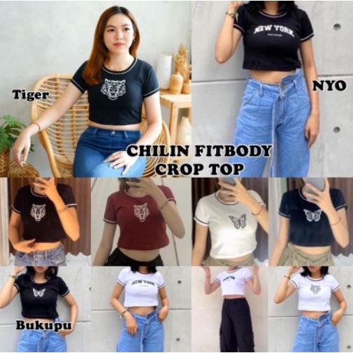 iseven p KAOS/TSHIRT CROP LIST