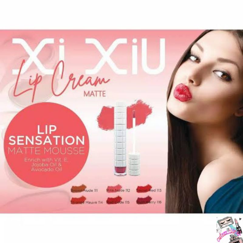 ☃Cutezz_Ching1☃Xi Xiu Lip Cream Matte 5g - Lip Cream