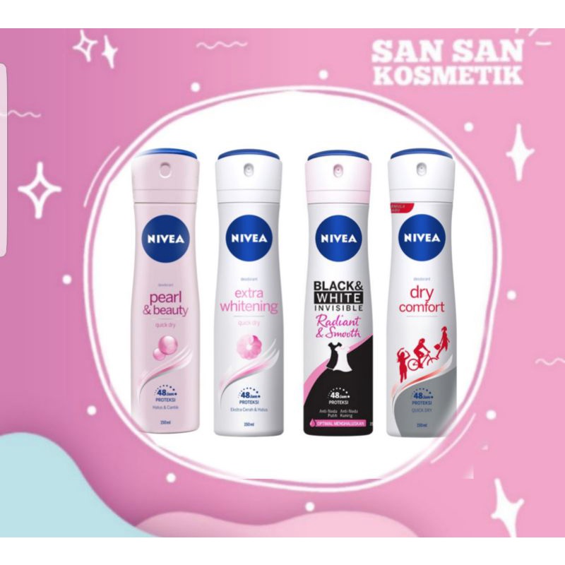 Nivea Deodoran Spray 150ml (HANYA UNTUK PULAU JAWA SAJA)