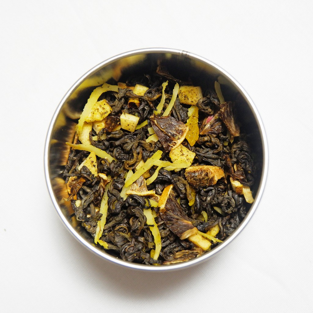 

Havana Mango - Black Tea, Mango, Coconut, Apple, and Lemon Balm 30gr