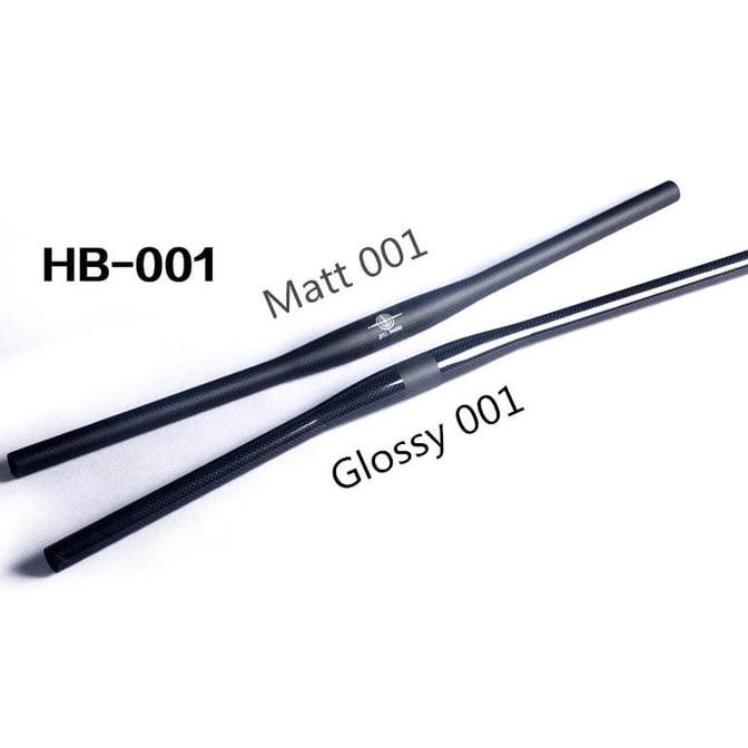 Stang Sepeda Flat Bar Carbon Fiber / Sepeda Carbon Fiber Glossy 680mm