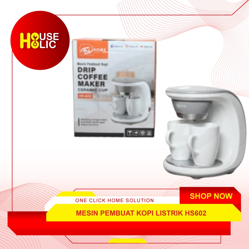 Mesin Pembuat Kopi Listrik / Electric Drip Coffee Maker Cup