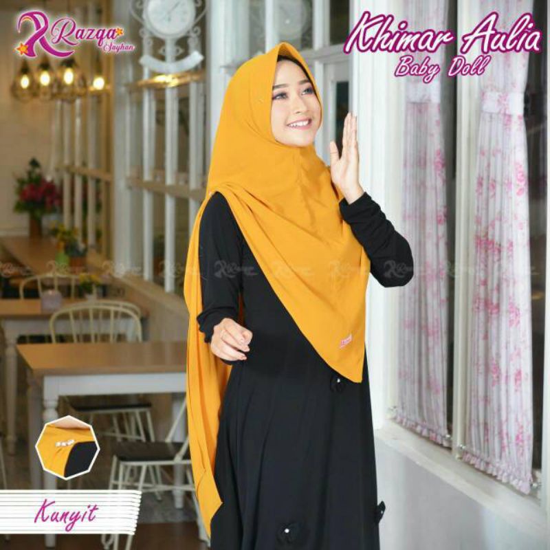 Khimar Aulia Jumbo Kunyit ORI Hijab RAZQA Sayhan