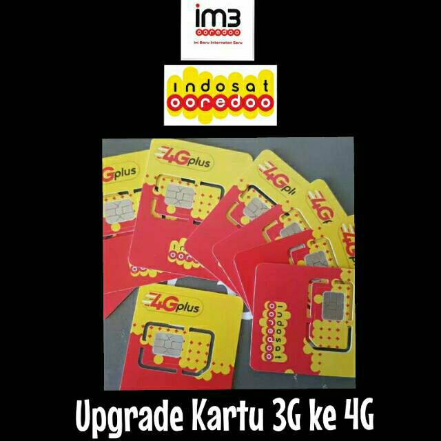 Kartu Upgrade 3G ke 4G Indosat