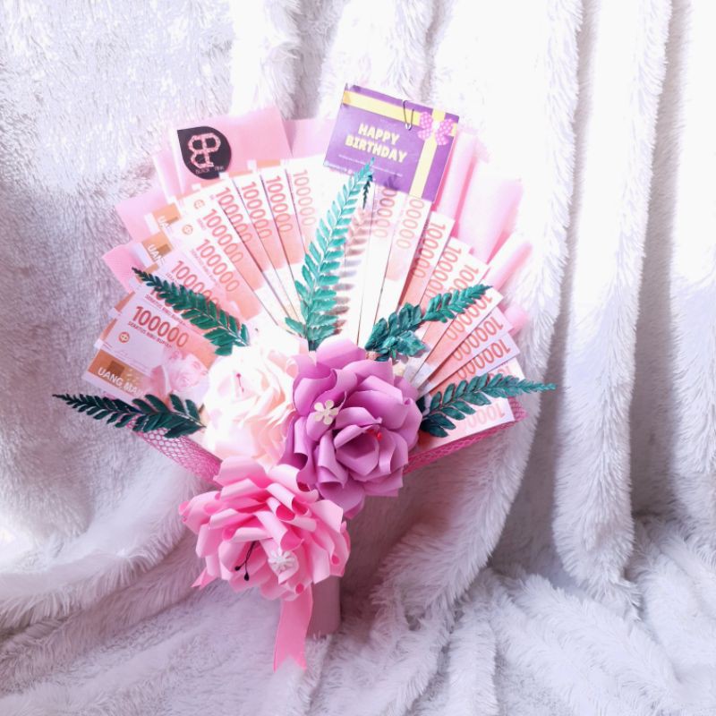 Buket Uang Mainan / Buket Bunga Kertas Uang / Buket Uang Palsu