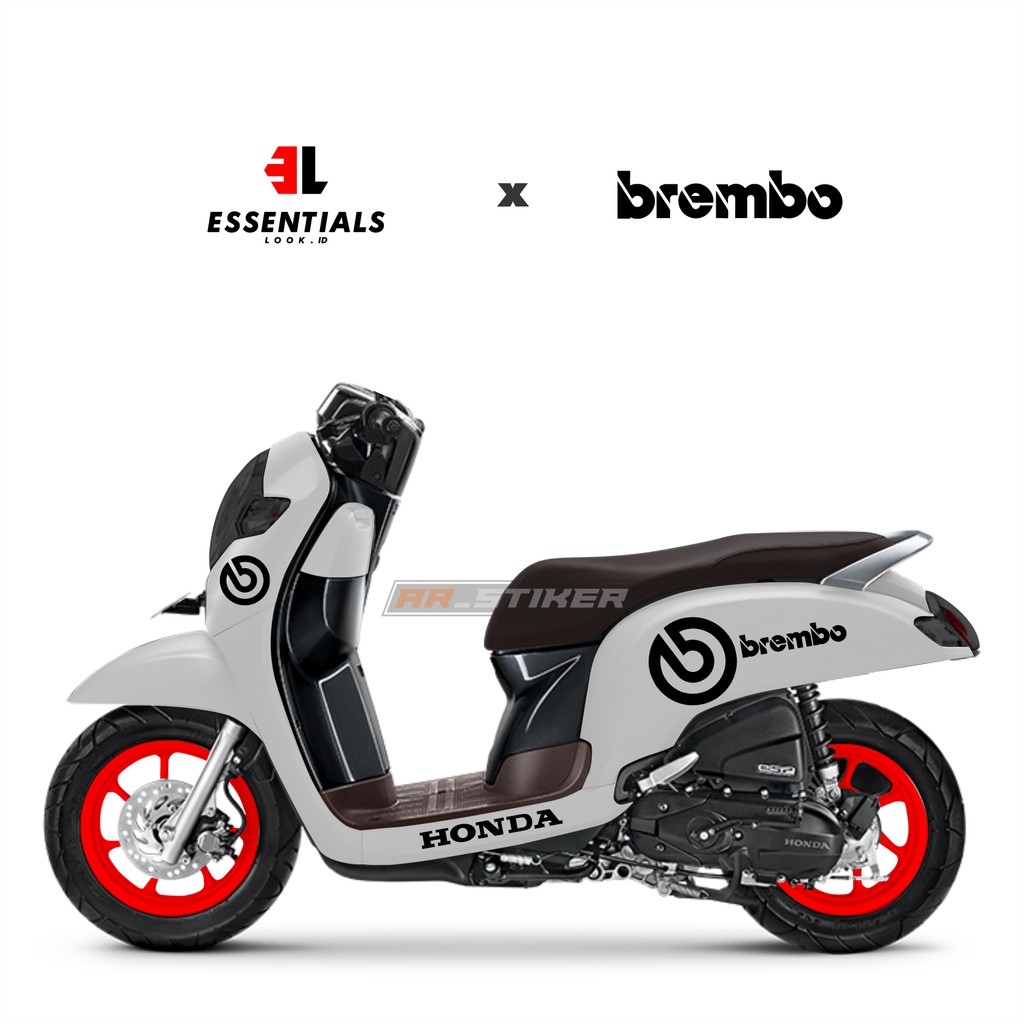 Cutting Sticker Scoopy fi Brembo