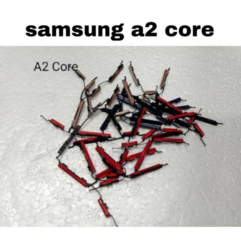 TOMBOL LUAR POWER ON OFF &amp; VOLUME SAMSUNG A2 CORE A260 A202 NEW ORIGINAL