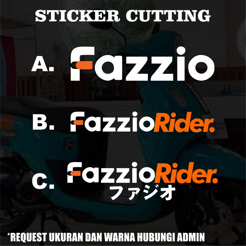 Sticker Cutting Fazio / Fazio Rider