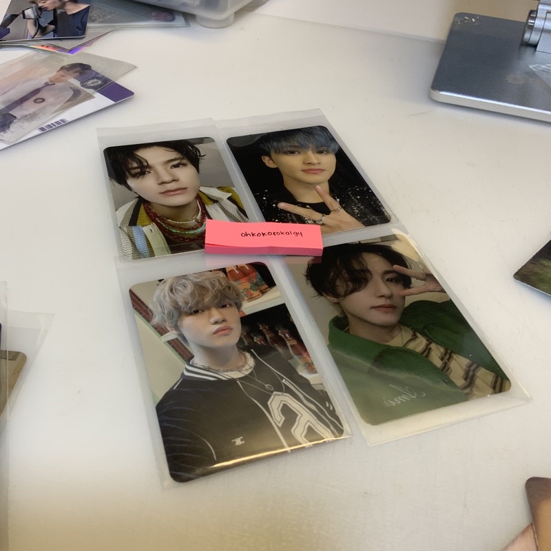 HOT SAUCE SM GLOBAL BENEFITS PHOTOCARD JENO RENJUN CHENLE MARK NCT DREAM