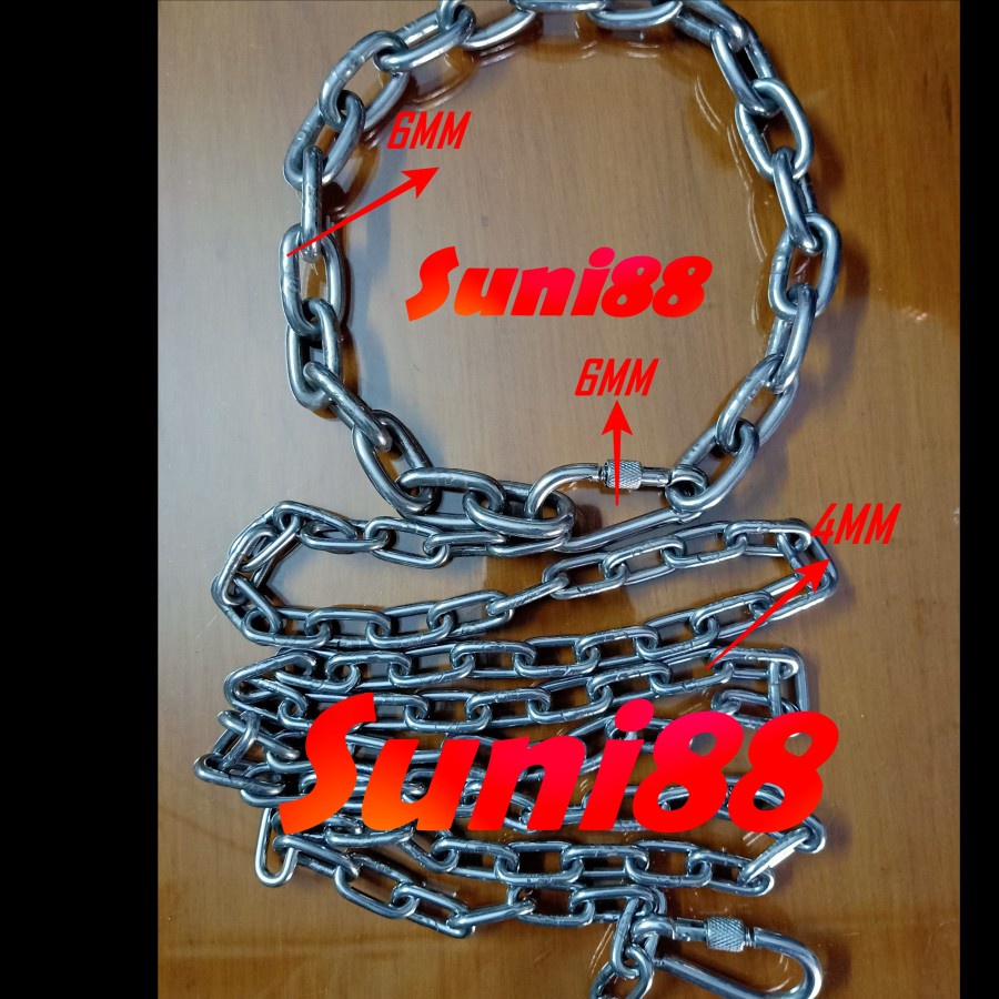 Rantai Anjing Stainless Steel 304 Besar