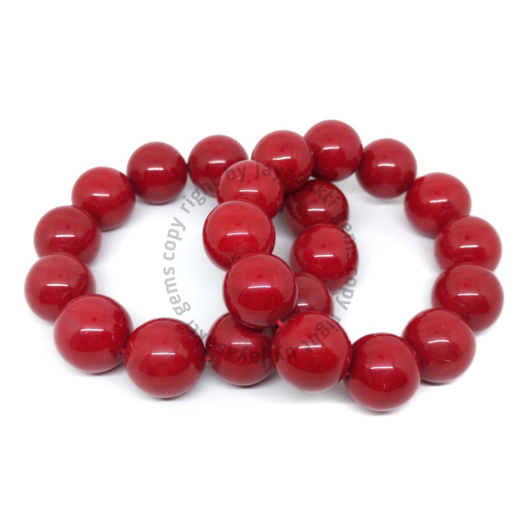 Gelang Batu Red Coral Merah Marjan Dijamin Asli Original dan TerMurah