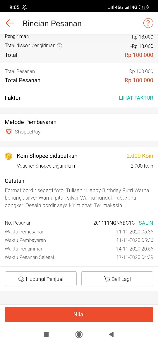 Handuk Terrypalmer Bordir Nama Per Pcs / 1 Handuk