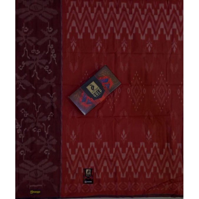 0SARUNG MANGGA GOLD KEMBANG MOTIF / SARUNG PAJITEX ASLI