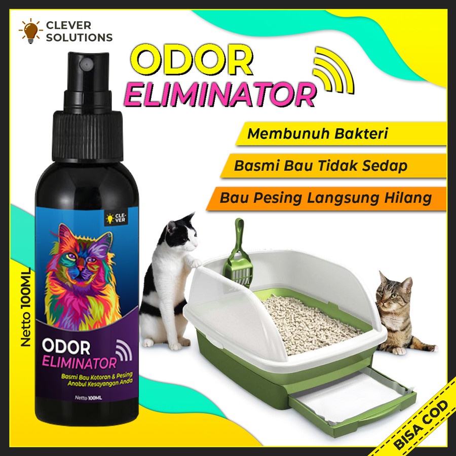 ODOR ELIMINATOR Penghilang Bau Pesing Kucing Pipis Urine BAB Pewangi Kandang