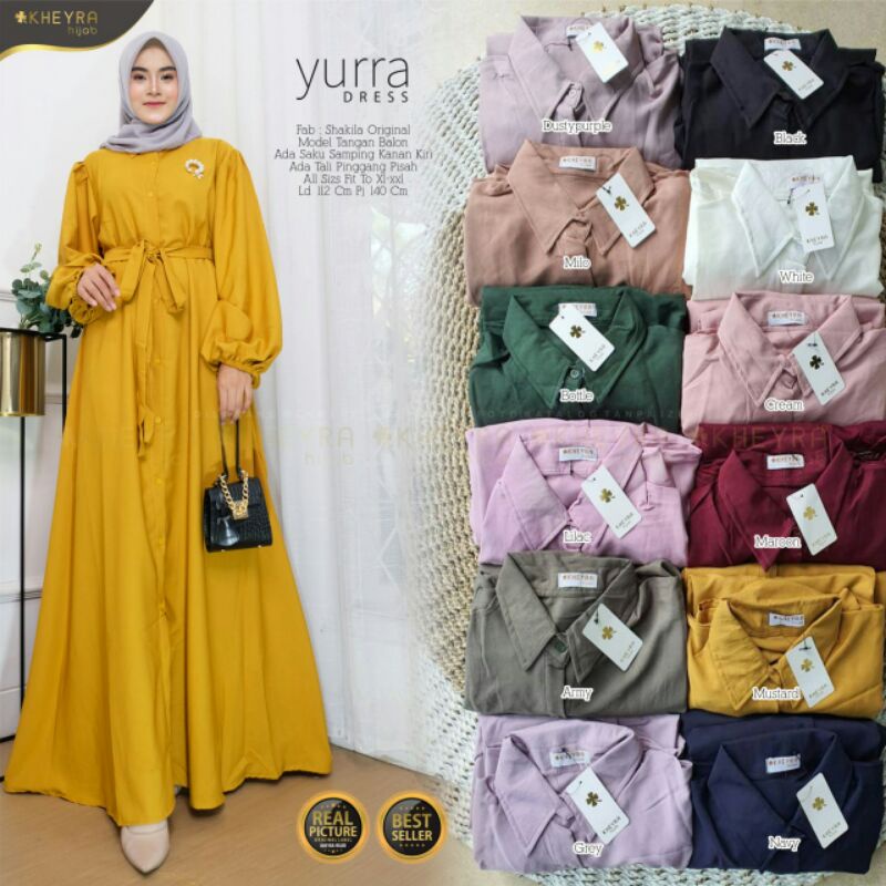 Yurra Dress By Kheyra || Gamis
