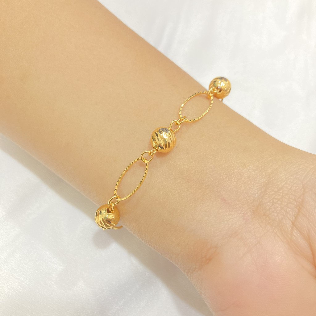 Gelang Tangan Jurai Aksesoris Lapis Emas Fashion Trend