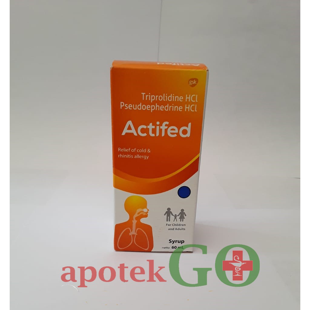

ACTIFED SYRUP - MEREDAKAN GEJALA FLU/PILEK ALERGI