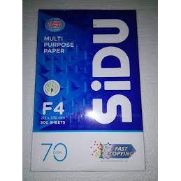 

KERTAS F4 SIDU 70 gr