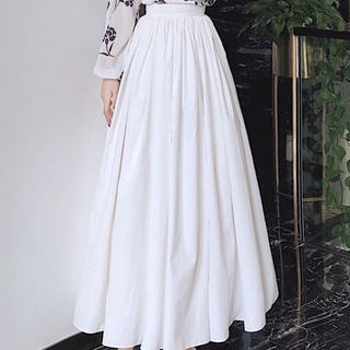 long skirts white