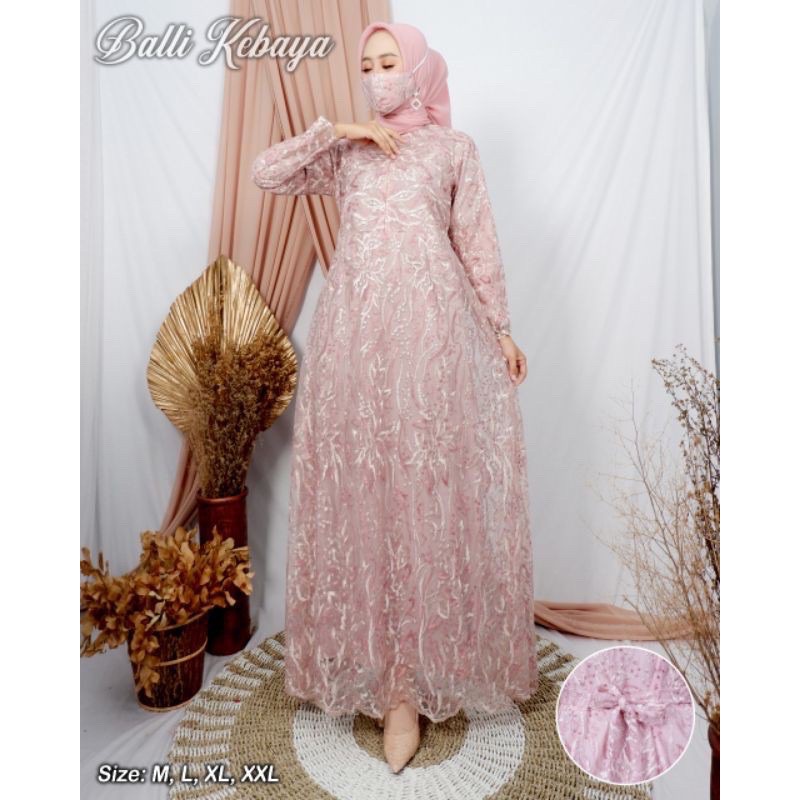 GAMIS BRUKAT JUMBO TERBARU SHERLY DRESS M L XL XXL BISA SERAGAMAN / DRESS BROKAT PREMIUM / GAUN BRID
