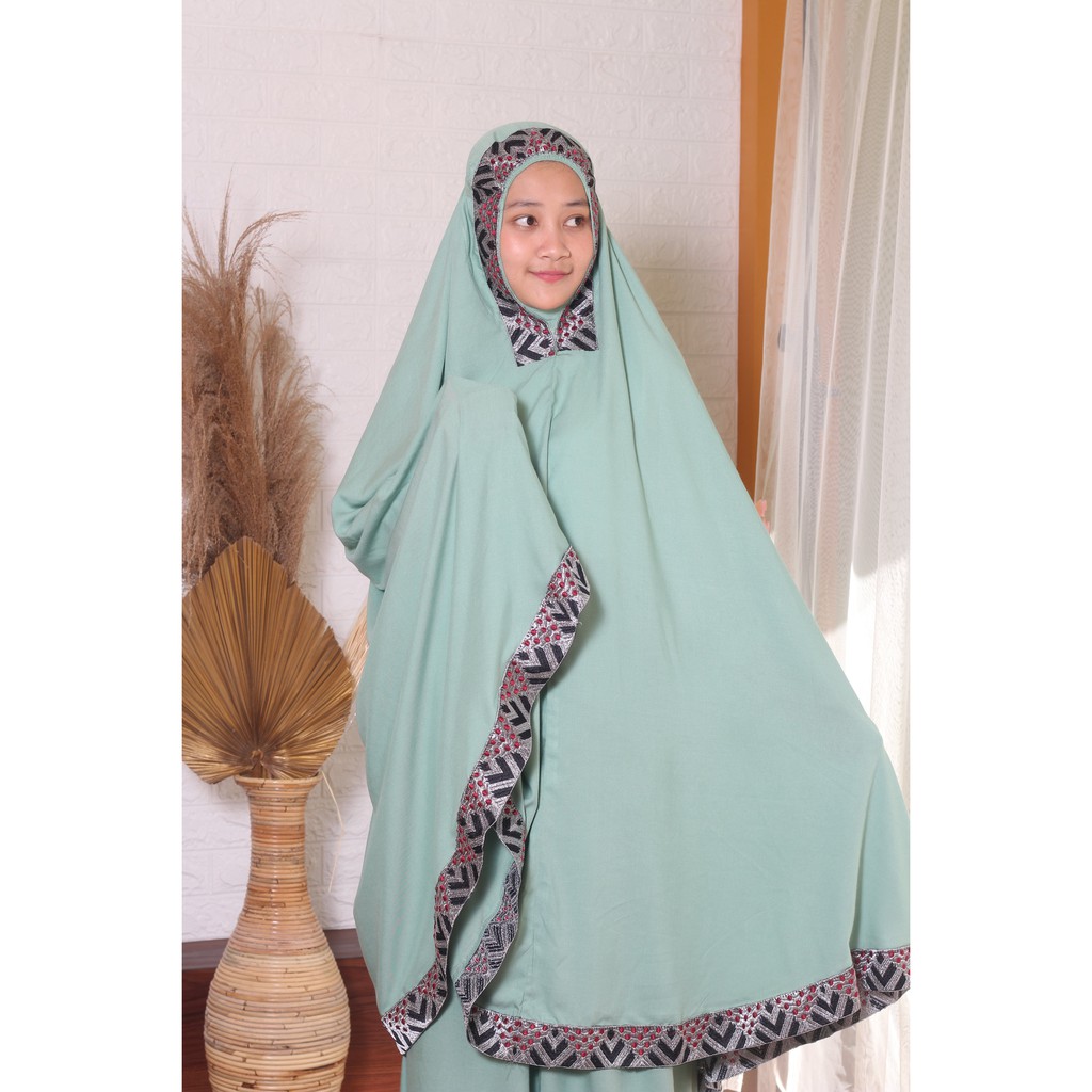 Mukena Dewasa Rayon Renda Bordir ShifaSeries