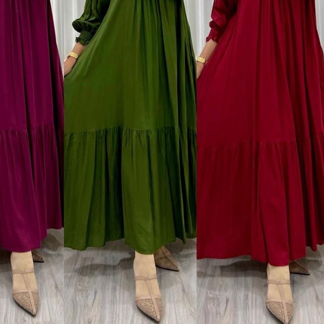 ☀ Daster Arab Dolce MONICA Midi dress Rayon Ori ✰