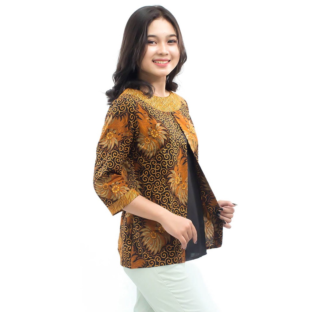 Atasan Batik Wanita PPBTK07 Modern Batik Cassual Atasanbatik Wanitabatik /Atasanwanita/Atasanbatik