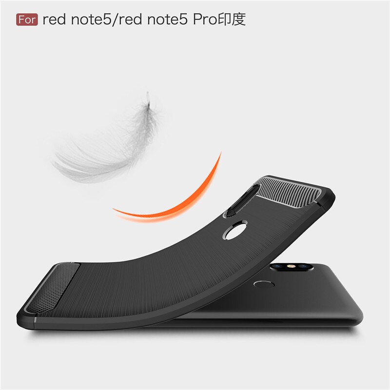 Case Xiaomi Redmi Note 5 Pro Softcase Carbon Premium Casing