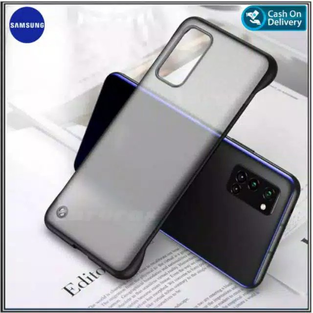 Hard Case SAMSUNG A81 Frameless Transparent Matte Fingger Ring Casing