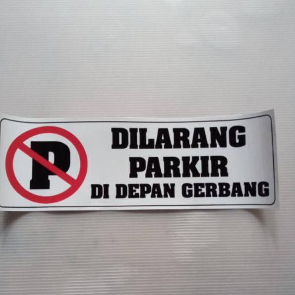 

BJCLVR Sticker stiker tanda sign system dilarang parkir ♛♛ Best Seller )ノ