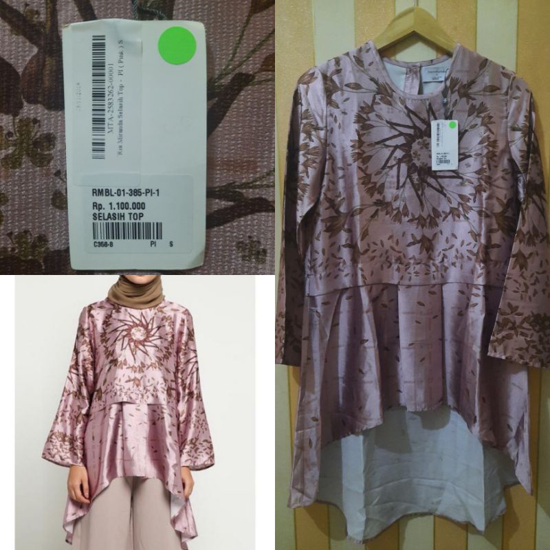 Preloved blouse Ria Miranda / Top ria miranda / tunik Ria Miranda
