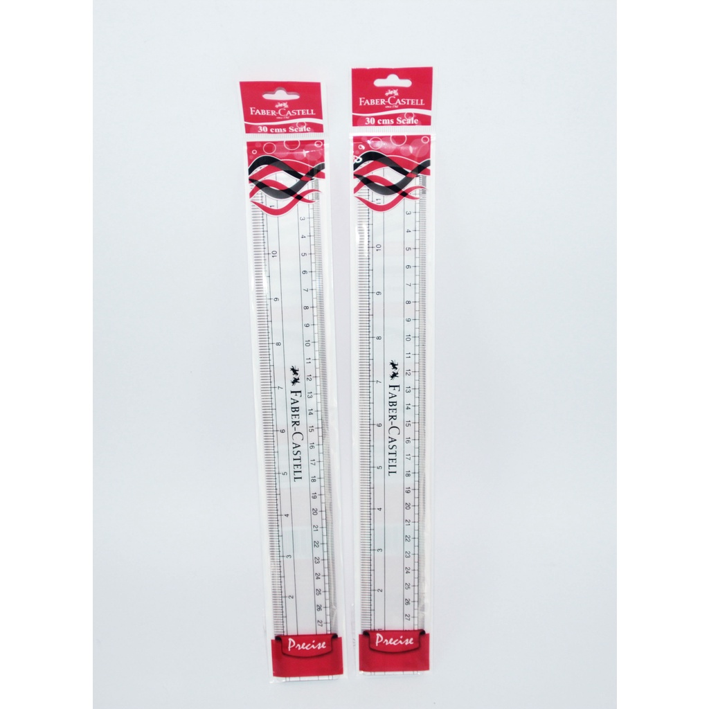 

Ruler / Penggaris Faber Castell 30cm Bening Transparan