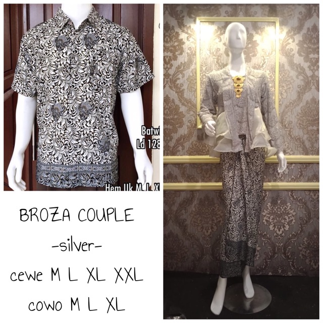 KUTUBARU COUPLE BROZA / KEBAYA TUNANGAN / KEBAYA MODERN