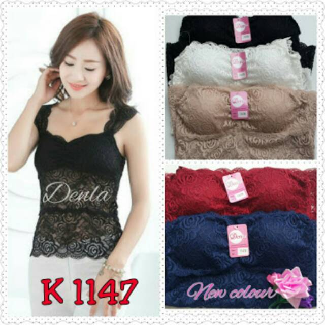 Camisol camisole denla badan wanita kode k 1147