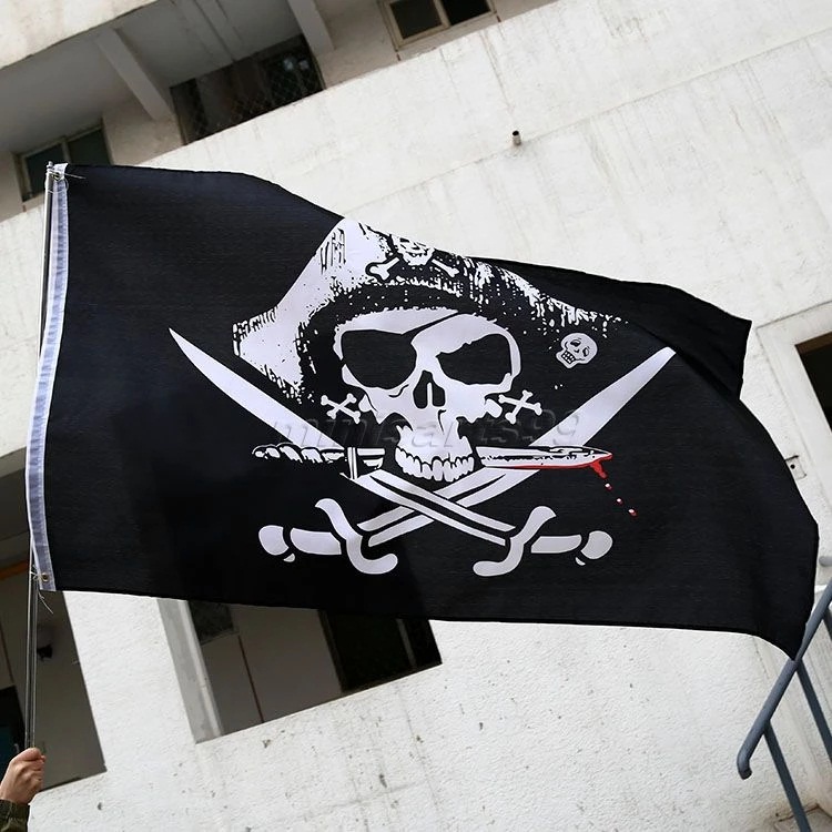 Bendera Tengkorak - Bajak Laut / Pirate - Skull Flag