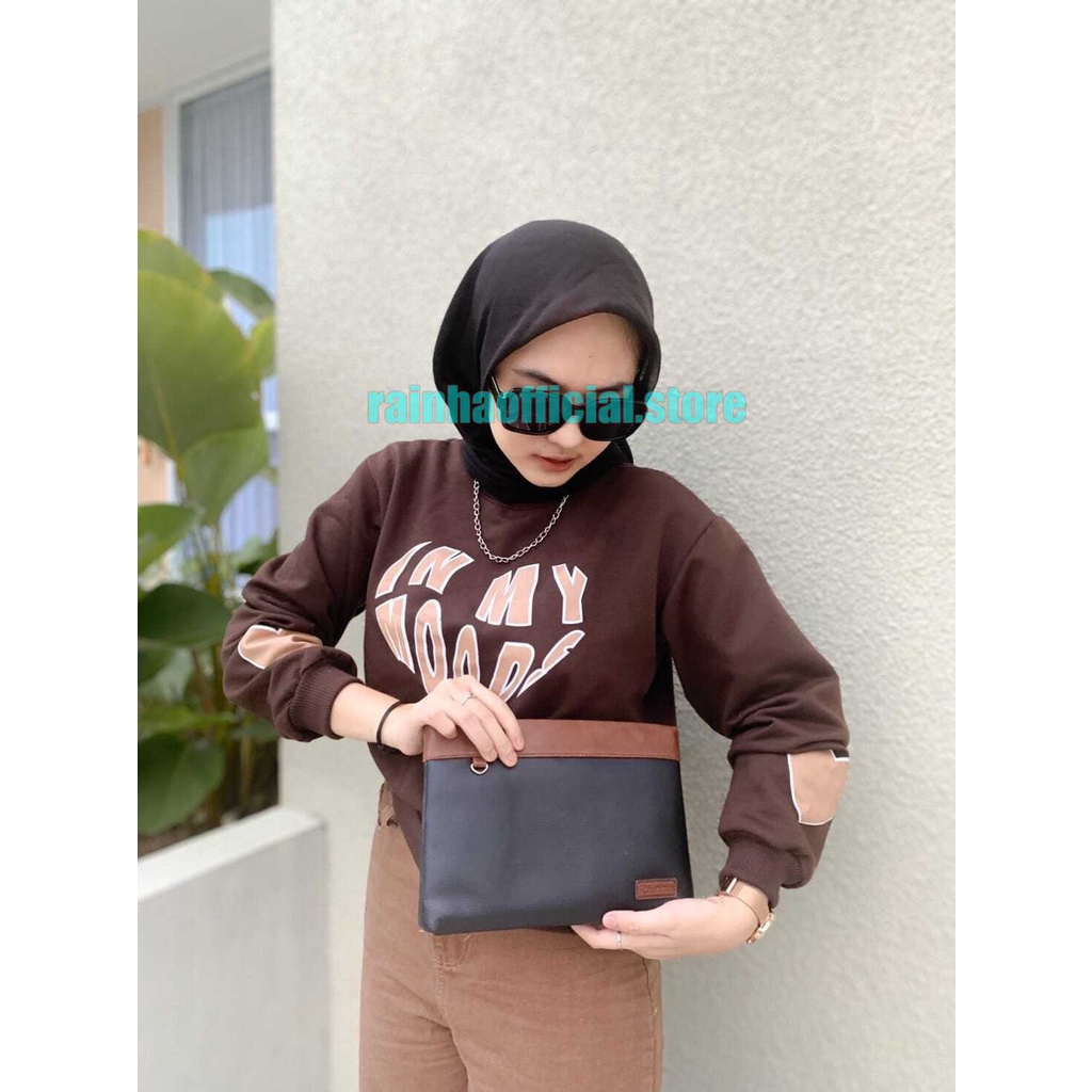 tas wanita dompet tangan merk rainha