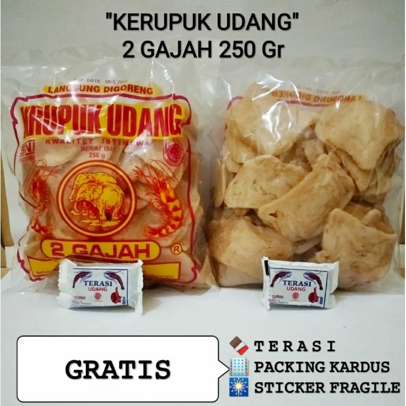 

KERUPUK UDANG DUA GAJAH KHAS INDRAMAYU