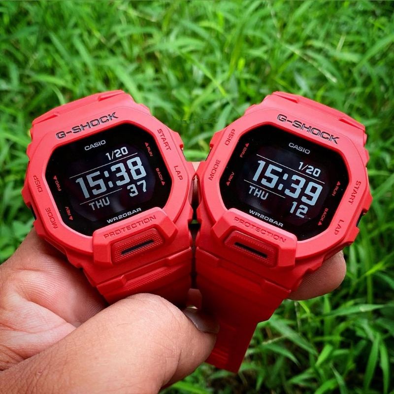 MURAH G-SHOCK GBD-200RD SUPER RED OUT ORIGINAL GARANSI RESMI