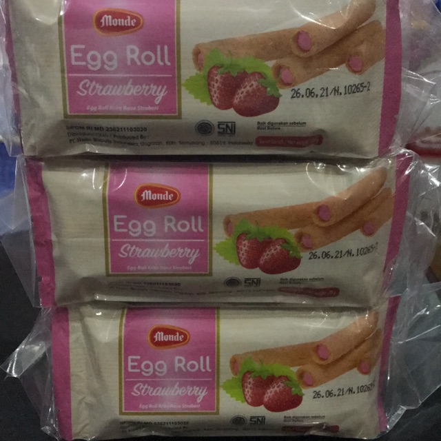 

Monde eggroll stick strawberry (10pc)