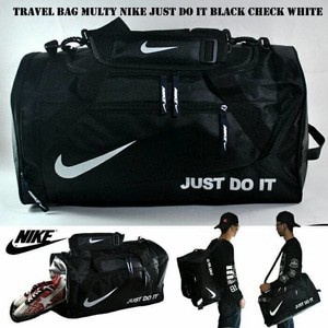 TAS TRAVEL BAG SPORT NIKE / TAS GYM OLAHRAGA / TAS OLAHRAGA HITAM