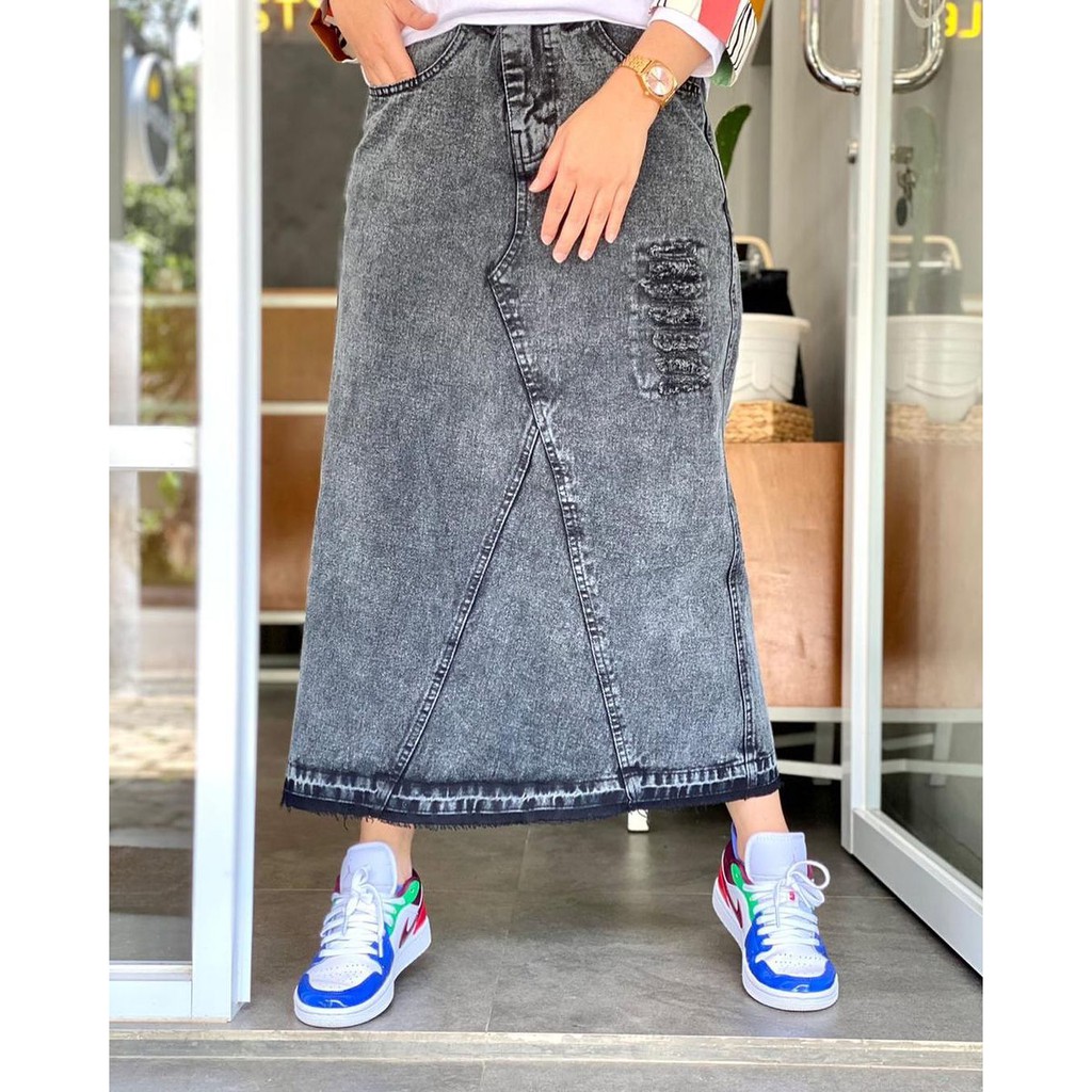 EAZY STYLE SPAN JEANS DESTROY