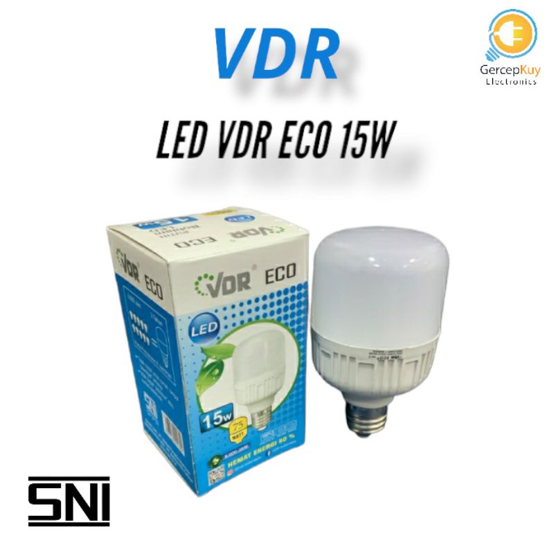 Lampu LED Capsule VDR ECO Bright 15 Watt Putih E27