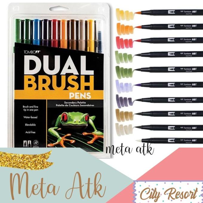 

[[COD]] Dual Brush Pen Tombow Secondary Pallete isi 10pc LIMITED EDITION Kode 506