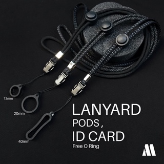 TALI GANTUNGAN ID CARD HOLDER / KALUNG O RING / LANYARD ID CARD NAMETAG / TALI HP / CARD HOLDER / KALUNG PRIA / GANTUNGAN HP / FREE KARET O RING